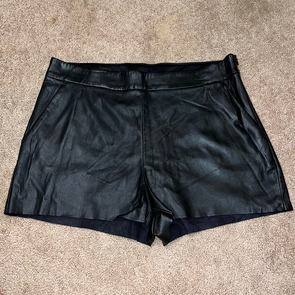 EXPRESS Faux Leather Shorts
